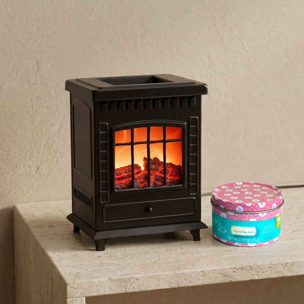 LP76242 electric wax warmer with wax-melt tin, view 5