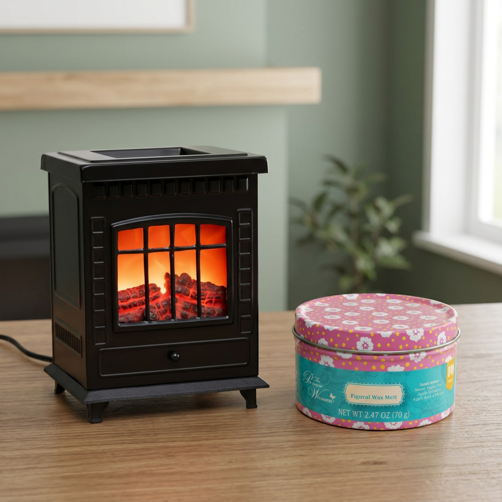 LP76242 electric wax warmer with wax-melt tin, view 8
