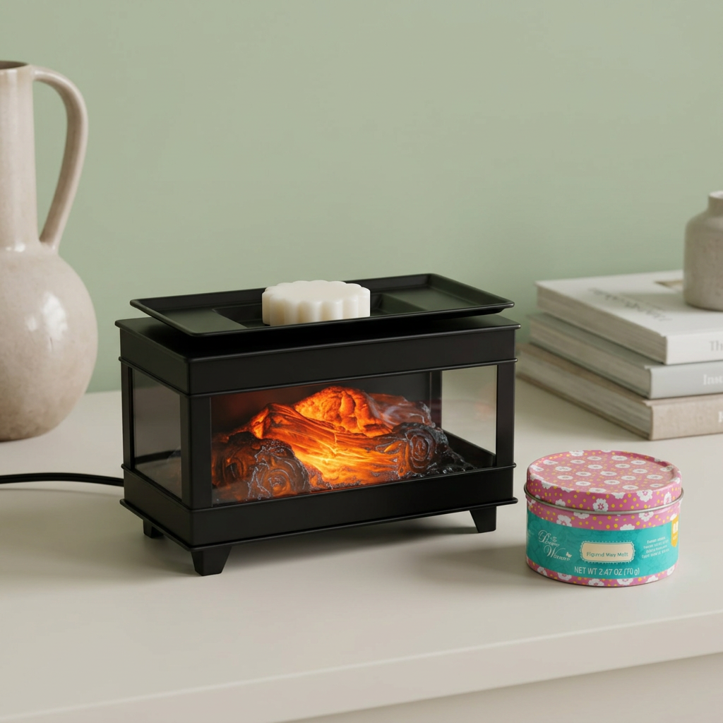 LP76243 electric wax warmer with wax-melt tin, view 6