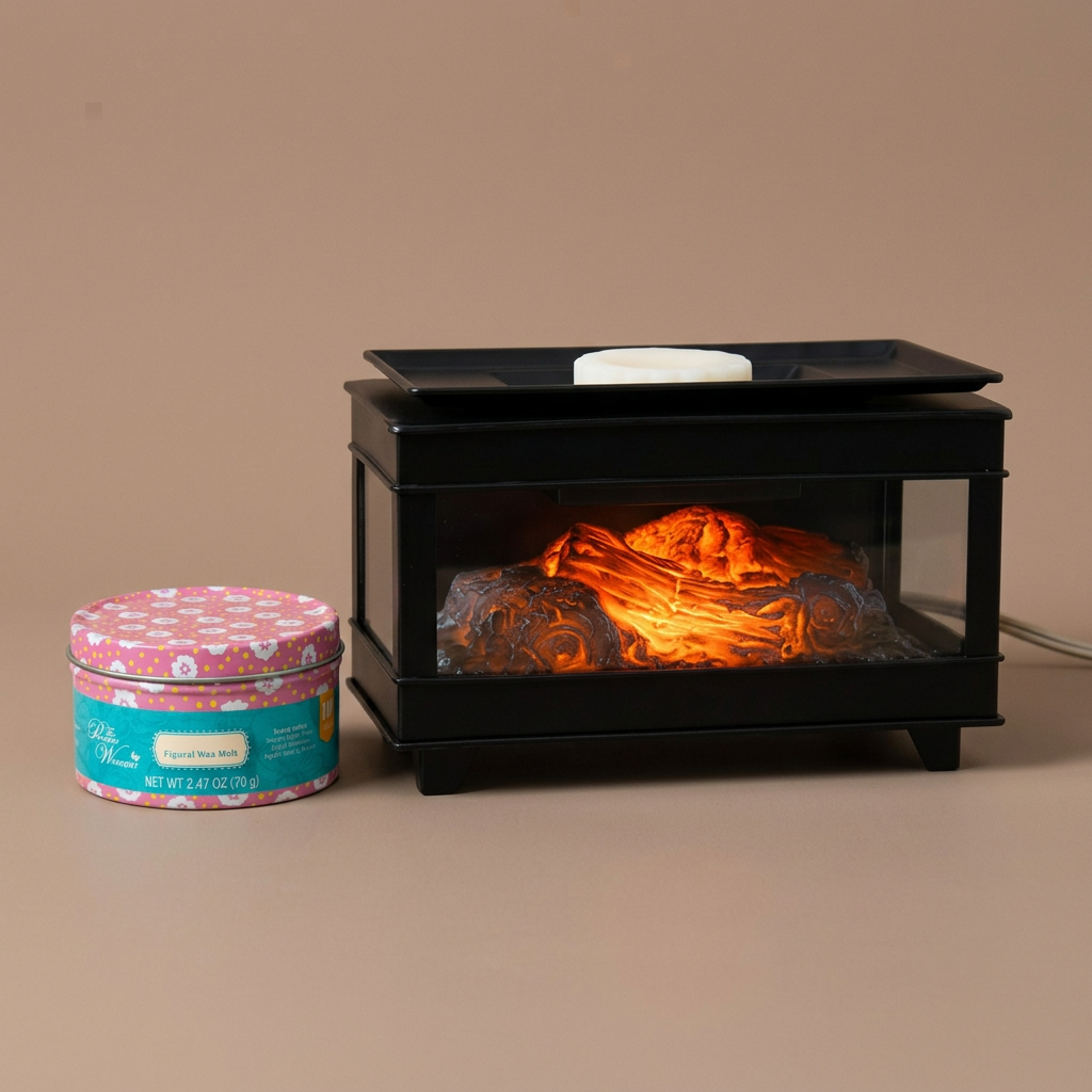 LP76243 electric wax warmer with wax-melt tin, view 7