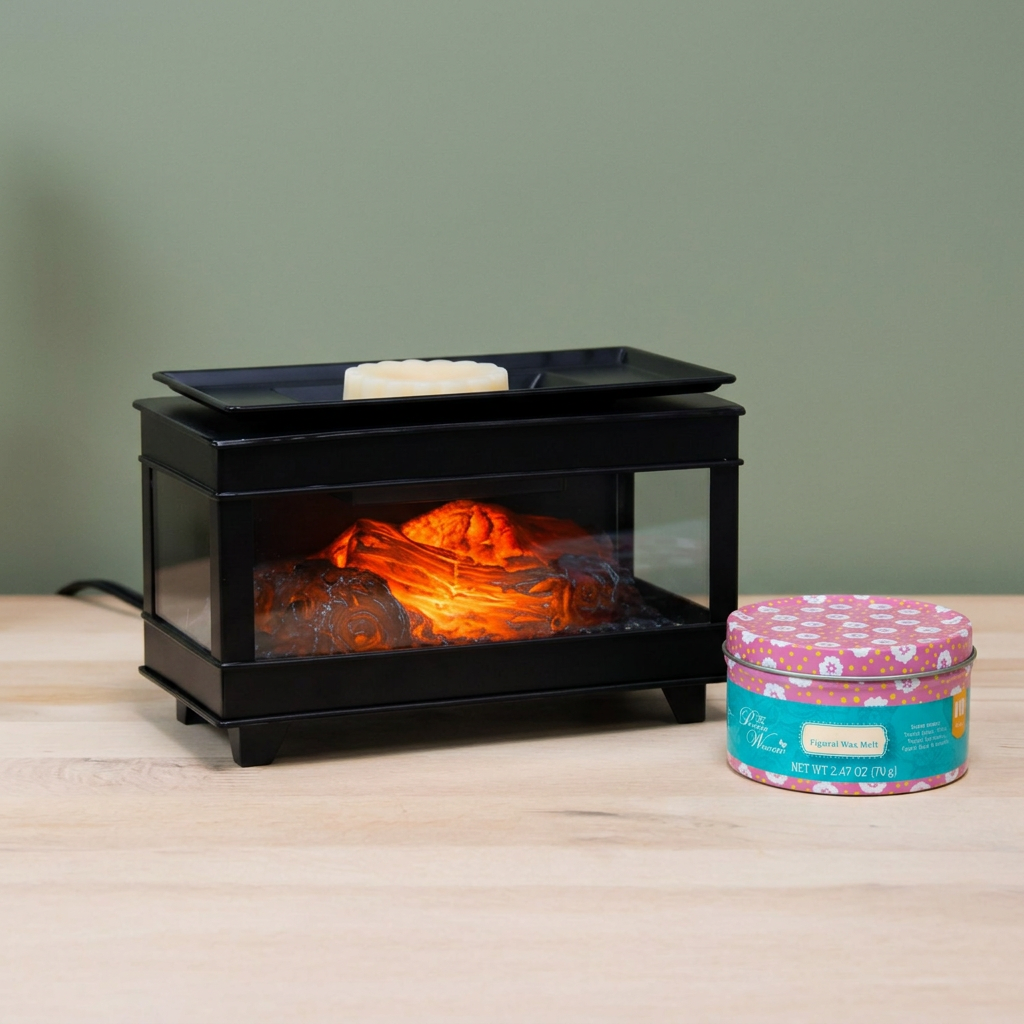 LP76243 electric wax warmer with wax-melt tin, view 8