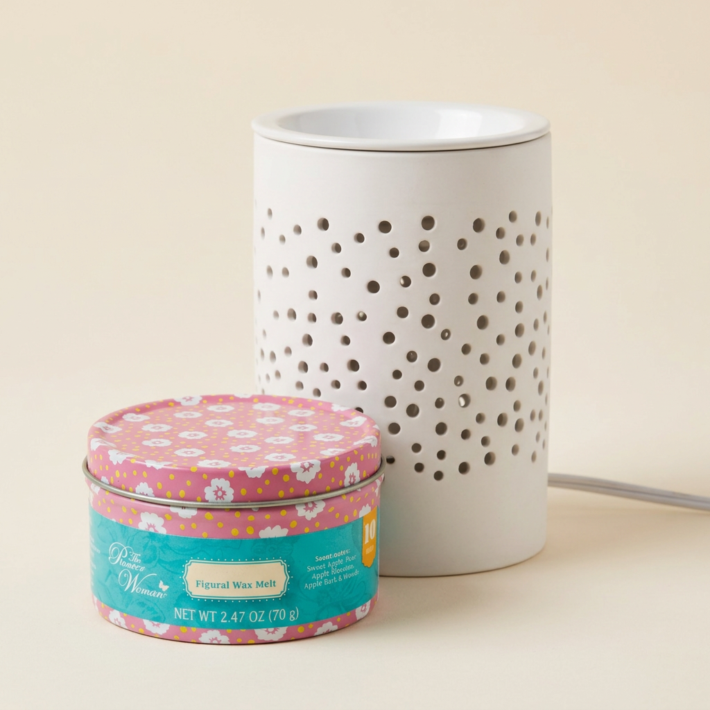 Y58J electric wax warmer with wax-melt tin, view 9