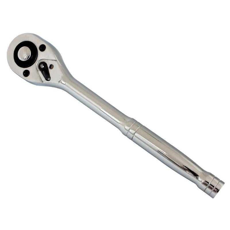 tooltime 1/2" Dr Drive Professional Carbon Hardened Steel Quick Release Ratchet Handle