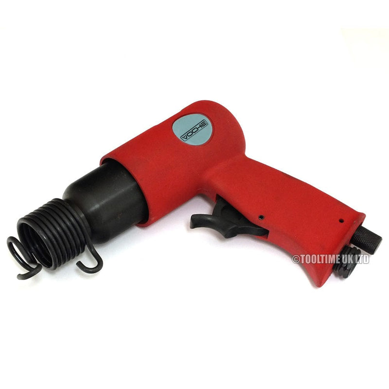 tooltime 150Mm Air Hammer Drill Gun With 4 X Chisels + Needle Descaler Paint Rust Remover