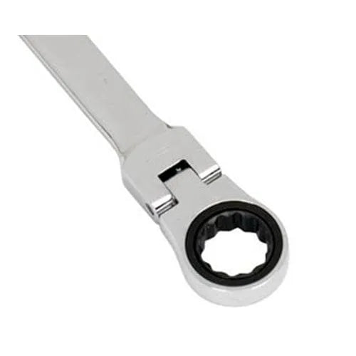 tooltime 17Mm Metric Crv Steel Flexi Combination Ratchet Spanner - Lifetime Warranty