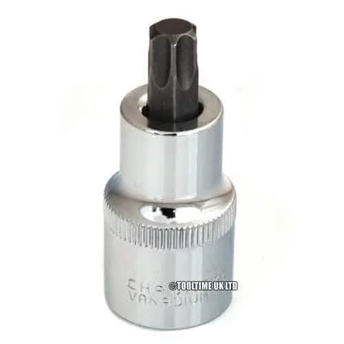 tooltime 29Pc Torx Star Sockets & Bit Set Female E-Torx Crv Bits 1/4" 3/8" & 1/2"