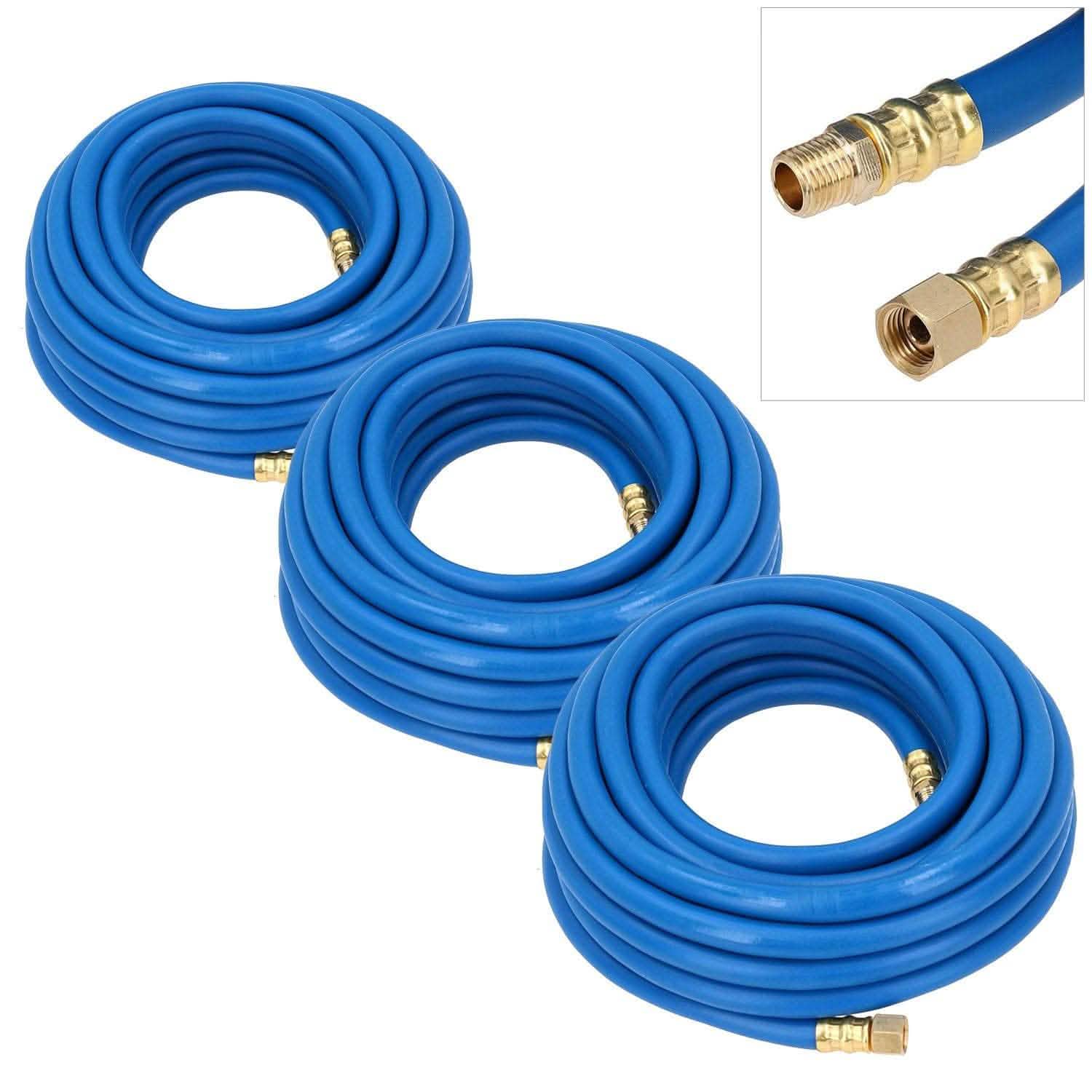 tooltime 30m 100ft REINFORCED INDUSTRIAL RUBBER AIR HOSE LINE 8mm BORE 290psi AIRLINES