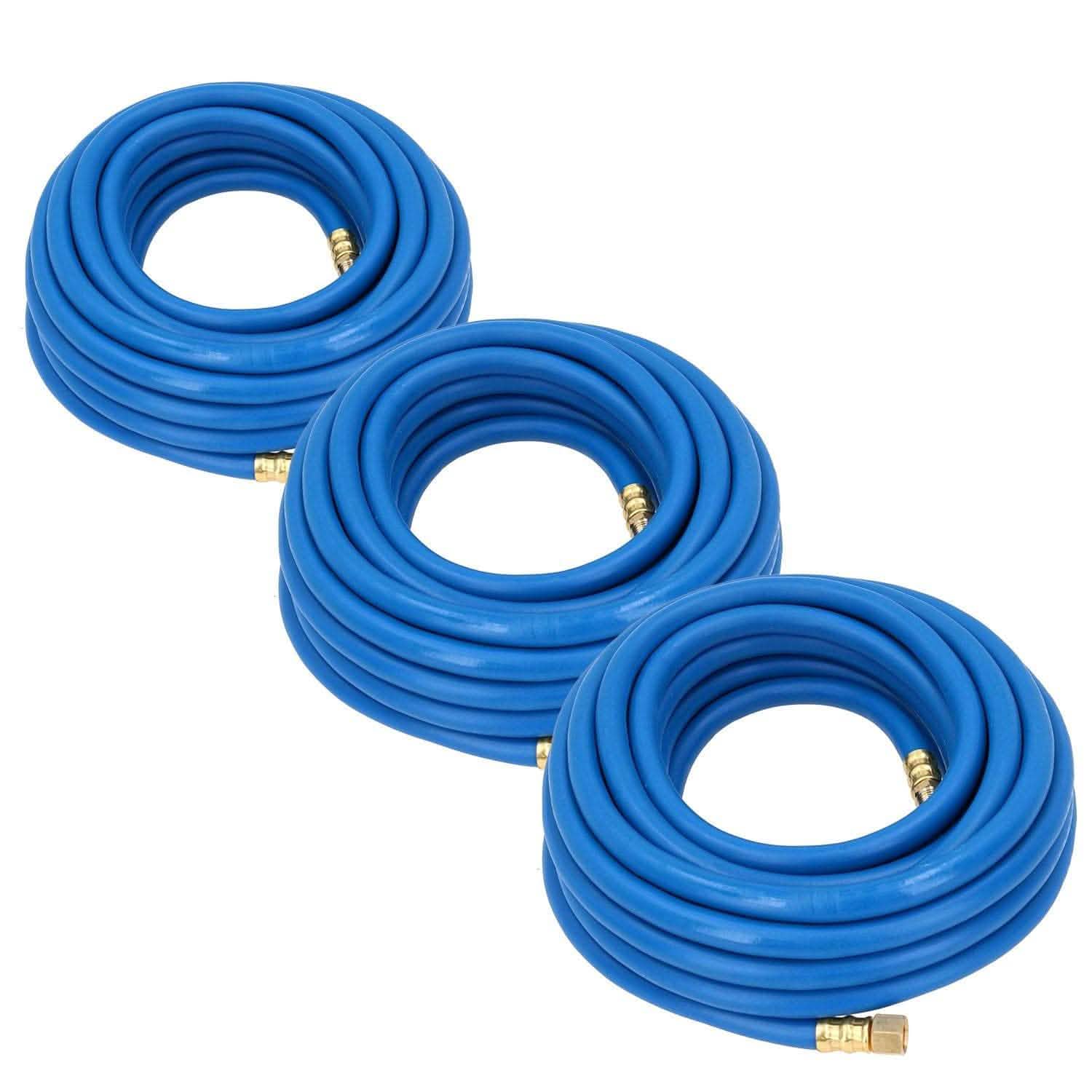 tooltime 30m 100ft REINFORCED INDUSTRIAL RUBBER AIR HOSE LINE 8mm BORE 290psi AIRLINES
