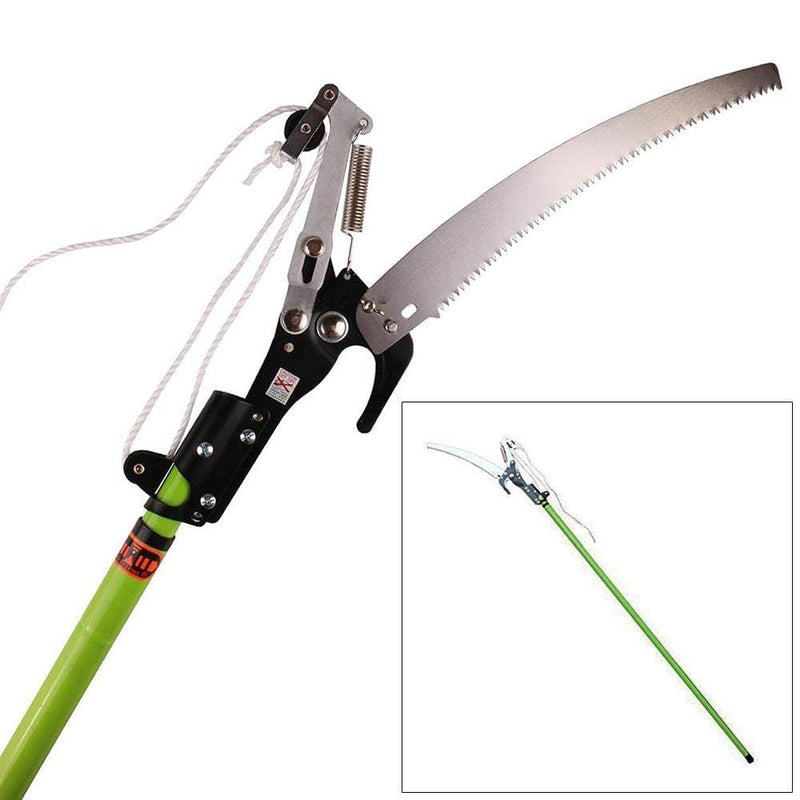 tooltime 3M Telescopic Extending Garden Tree Branch Pruning Lopper With Saw Cutting Blade