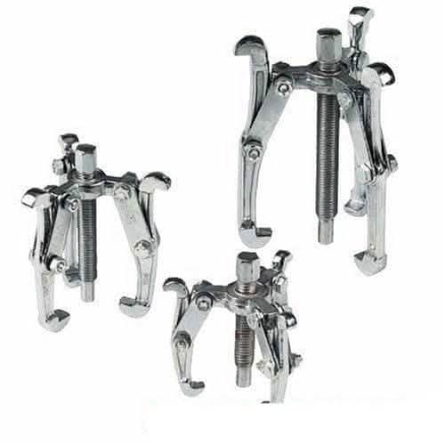 tooltime 3Pc 3 Legs Jaws Reversible Gear Hub Puller Tool Set 3'' 4'' 6'' Pullers