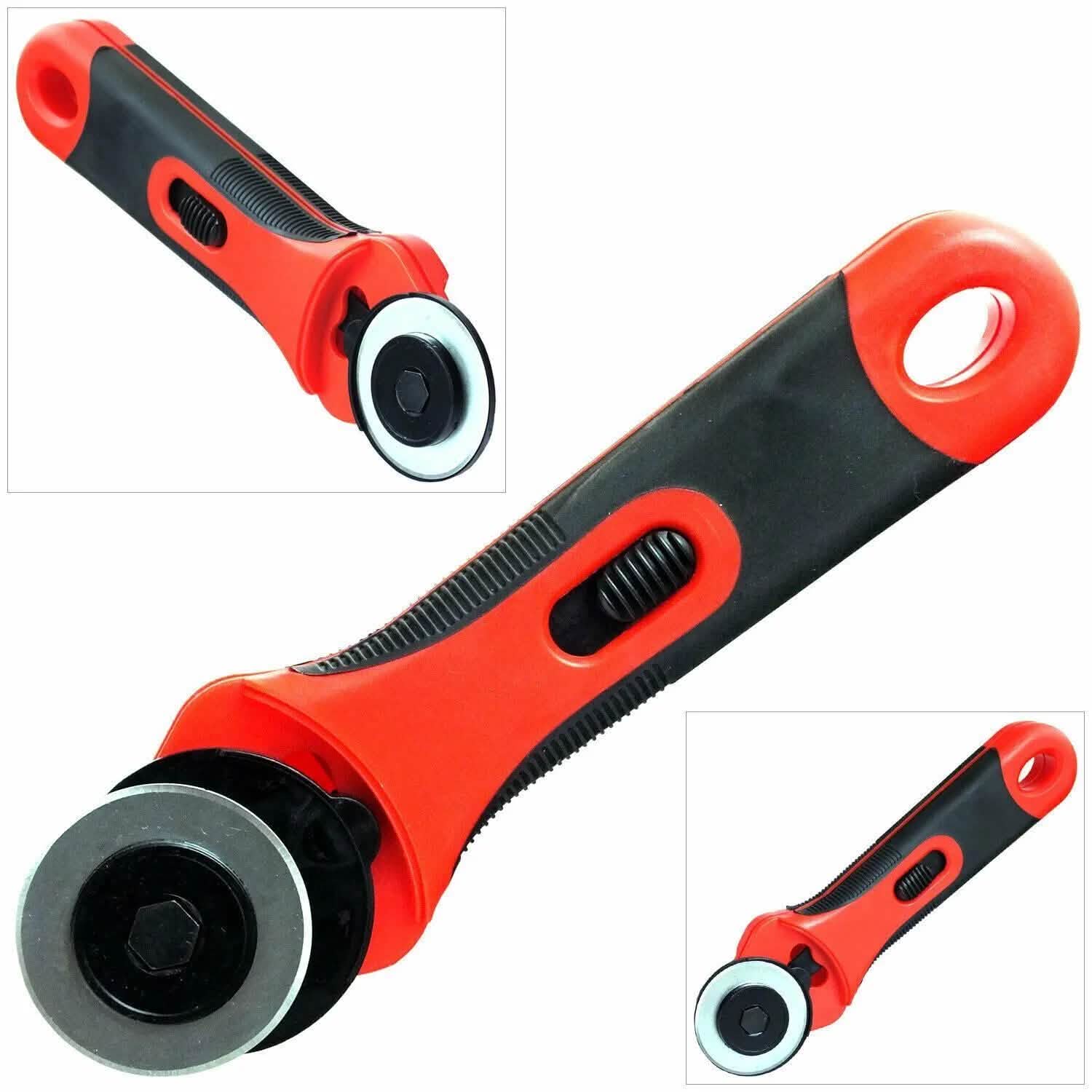 tooltime 45Mm Rotary Cutter Paper Quilters Premium Blade Guard Safety Lock