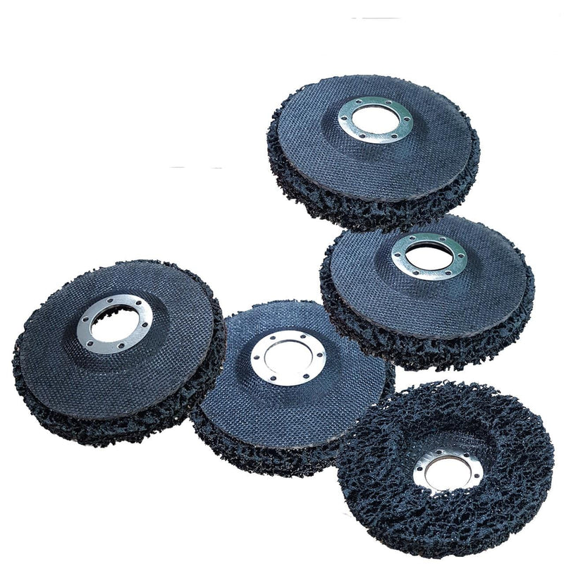 tooltime 5 Pack Paint Rust Removal Grinder Wheel Disc For 115Mm 4 1/2" Angle Grinders