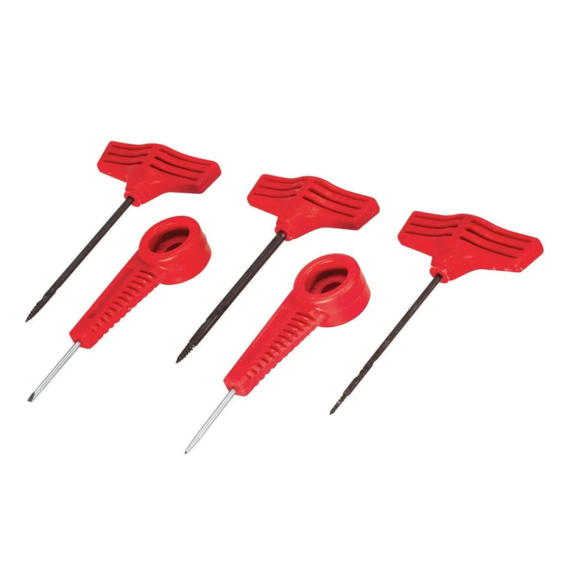 tooltime 5Pce Twist Gimlet Bradawl Screw Awl Set Wood Boring Pilot Hole Making Hand Tools