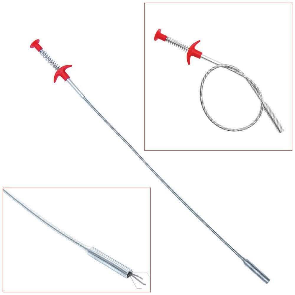 tooltime 600Mm (2Ft) Long Reach Flexible Spring Shaft Pick Up Tool Lifting Grabber Claw