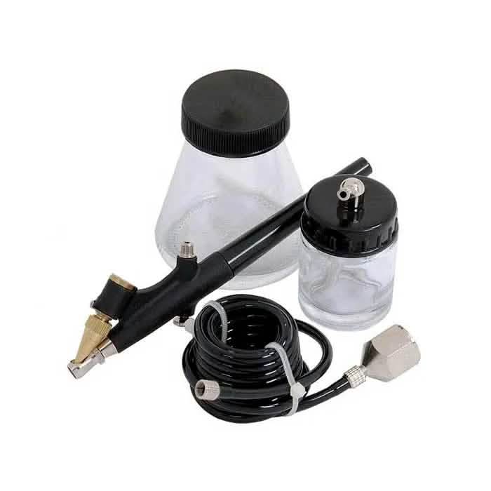 tooltime Air Brushes Mini Air Brush Spray Gun Kit Professional Artists Airbrush Tool Crafts Hobby