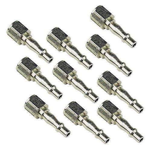 tooltime Air Tool Couplers & Fittings 10 Pcl Style 1/4" Bsp Female Air Fittngs Quick Release Bayonet Tool Line Hose