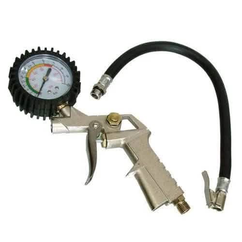 Alloy Air Compressor Tyre Inflator Tool Including Gauge exclusive at