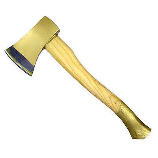tooltime Axe 1.5Lb Hand Axe With Ash Wooden Handle Fire Wood Log Chopper Hatchet Camping