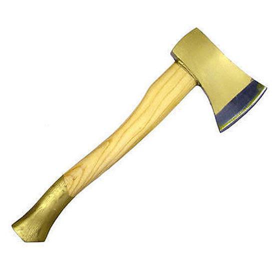 tooltime Axe 1.5Lb Hand Axe With Ash Wooden Handle Fire Wood Log Chopper Hatchet Camping