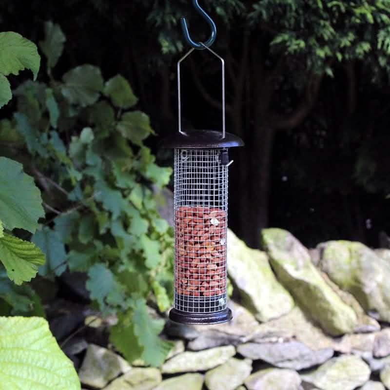 tooltime Bird Feeders Hanging Bird Feeders Seeds Peanuts Suet Fat Balls Wild Garden Outdoor Set of 3