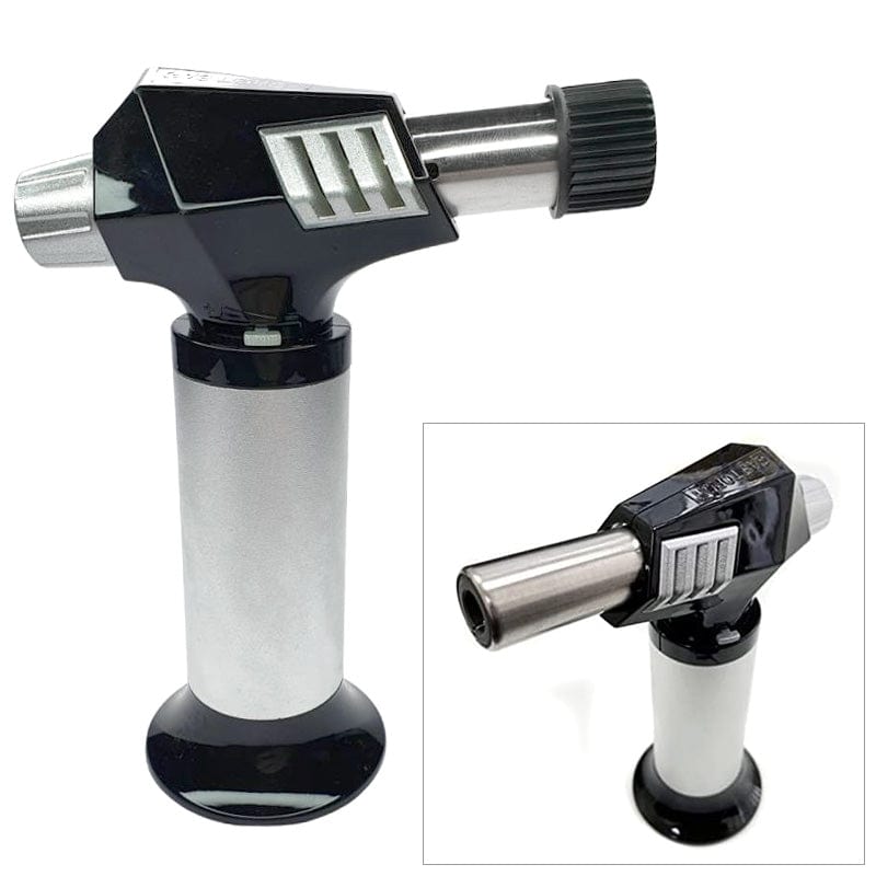 tooltime Butane Gas Micro Torch Refillable Mini Blowtorch Piezo Ignition Adjustable Flame