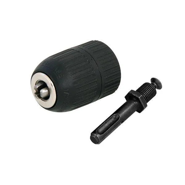 tooltime Chuck 1/2" Keyless Chuck + SDS Drill Adaptor 13mm 20UNF Quick Change Heavy Duty