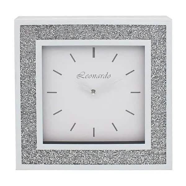 tooltime Clocks White Crystal Wall Clock 40Cm