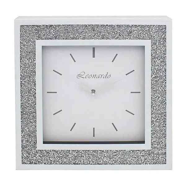 tooltime Clocks White Crystal Wall Clock 40Cm