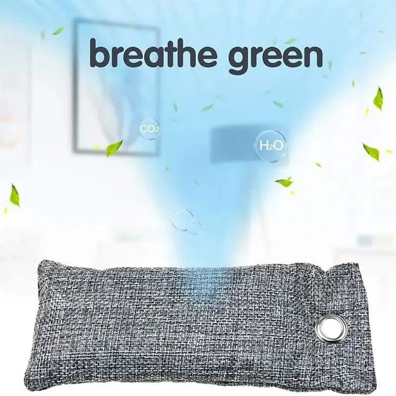 tooltime.co.uk Air Purifying Charcoal Bags 6 x 50g Bamboo Charcoal Purifying Bags Natural Air Fresheners