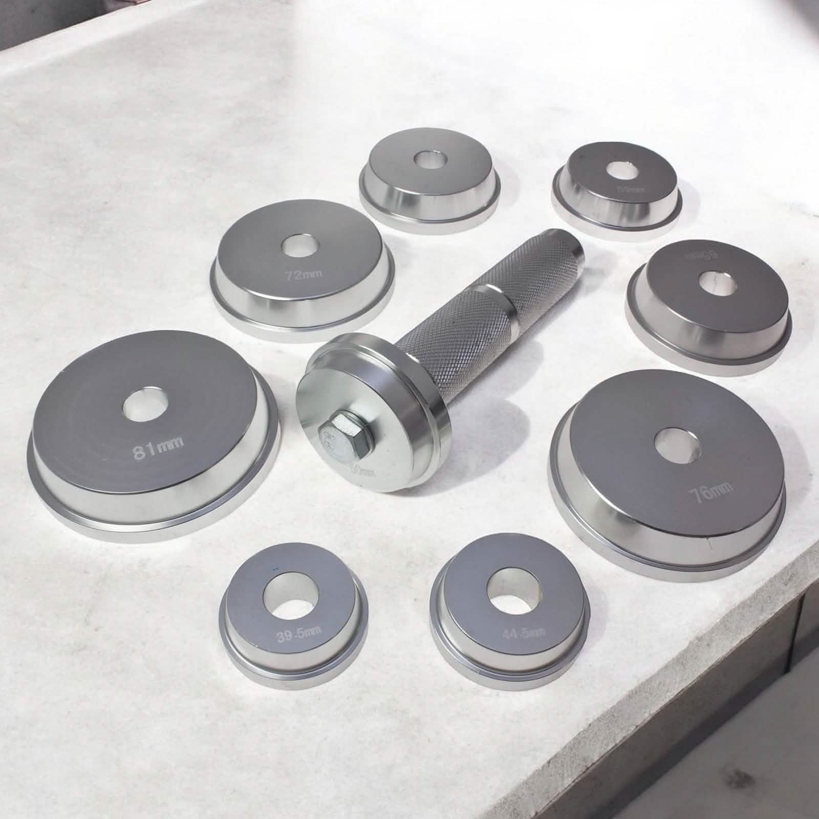 tooltime.co.uk Bearing Race & Seal Driver Set 10 Piece Bearing Race & Seal Driver Set with Storage Case