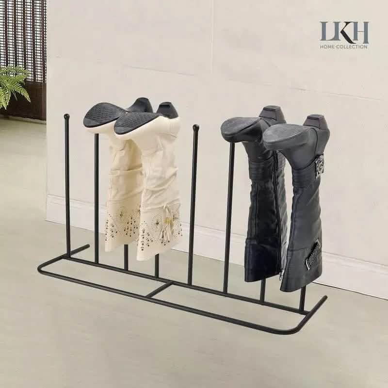 tooltime.co.uk Boot Rack Welly Boot Rack Drying Stand for 4 Pairs of Boots