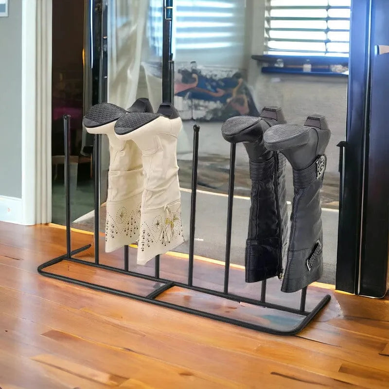 tooltime.co.uk Boot Rack Welly Boot Rack Drying Stand for 4 Pairs of Boots