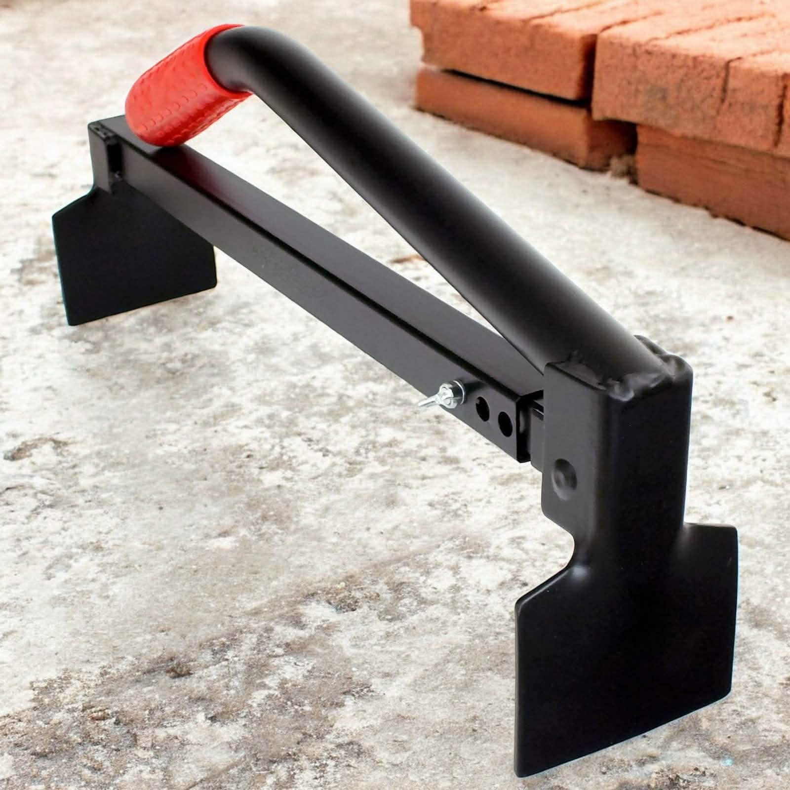 tooltime.co.uk Brick Tongs Brick Layers Tongs Adjustable Lifting and Carrying Tool for 6-10 Bricks