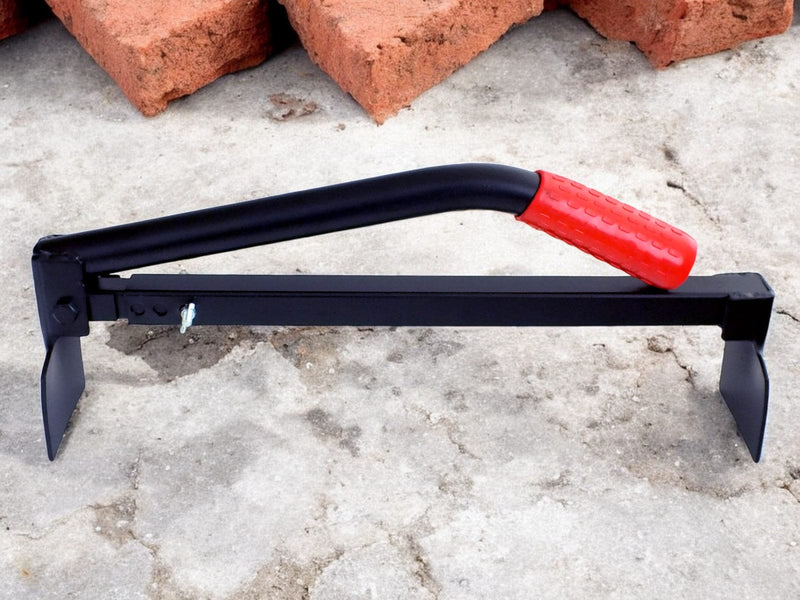 tooltime.co.uk Brick Tongs Brick Layers Tongs Adjustable Lifting and Carrying Tool for 6-10 Bricks