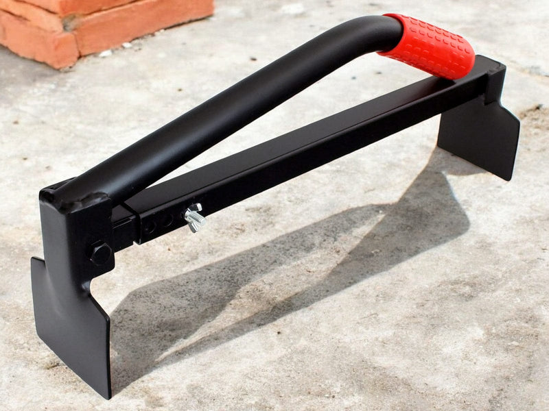 tooltime.co.uk Brick Tongs Brick Layers Tongs Adjustable Lifting and Carrying Tool for 6-10 Bricks