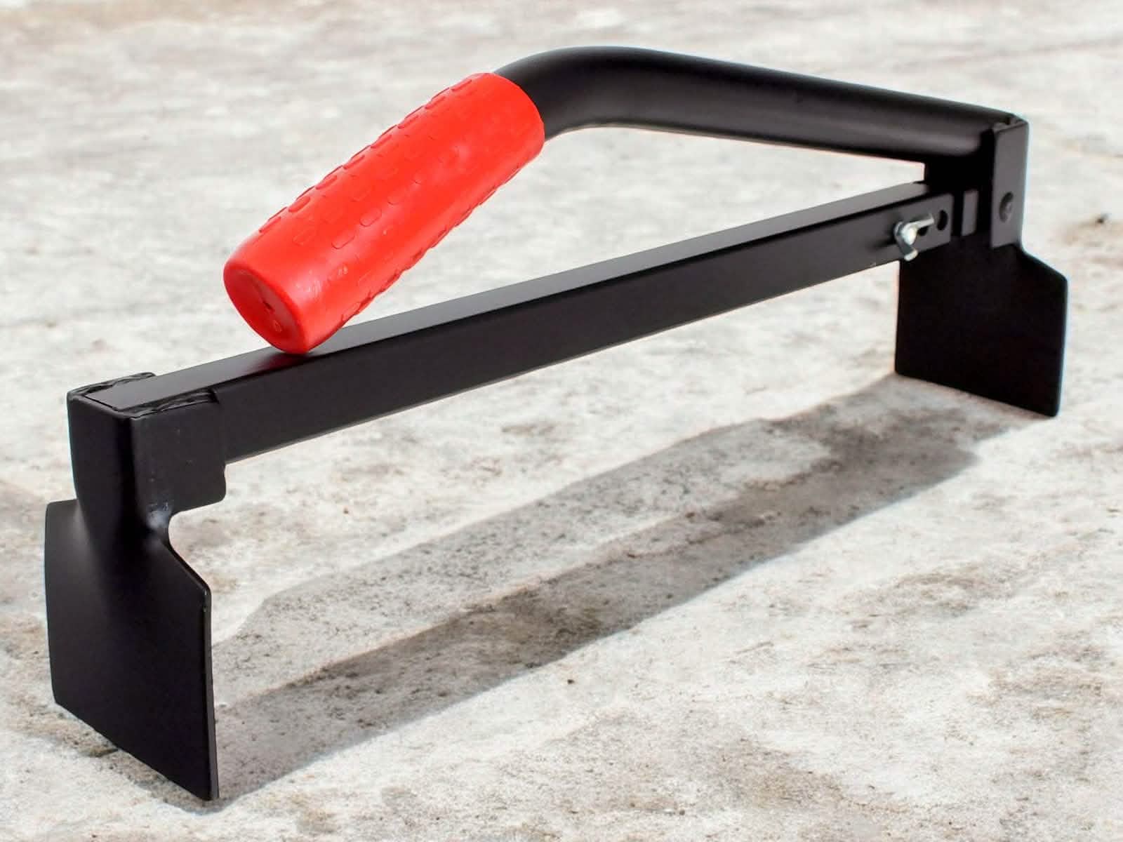 tooltime.co.uk Brick Tongs Pack of 2 Brick Layers Tongs Adjustable Lifting and Carrying Tool for 6-10 Bricks