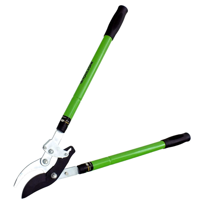 tooltime.co.uk Bypass Loppers Ratchet Bypass Garden Loppers  with Telescopic Extending Handles