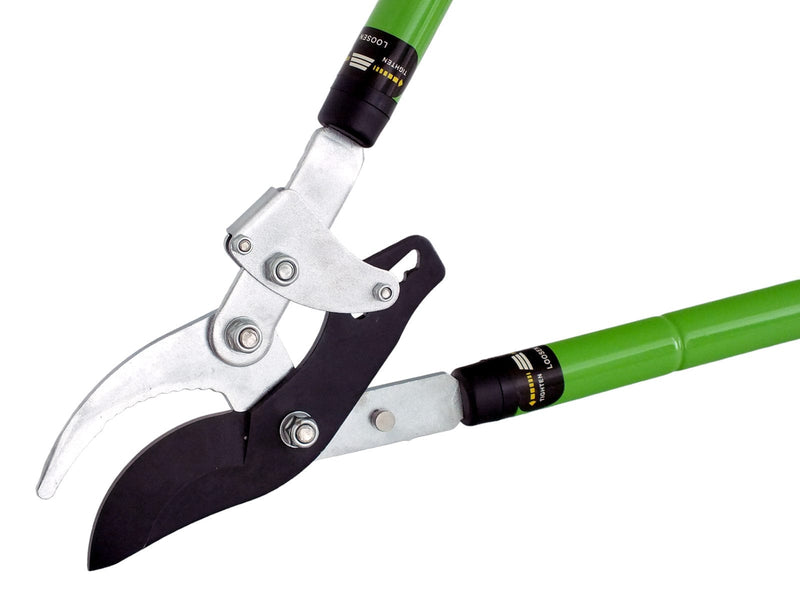 tooltime.co.uk Bypass Loppers Ratchet Bypass Garden Loppers  with Telescopic Extending Handles