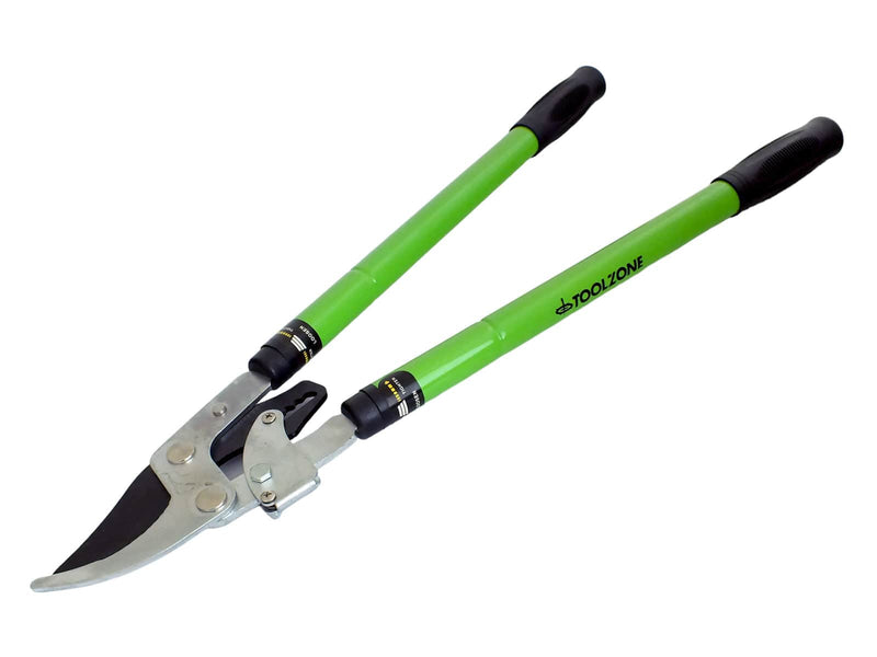 tooltime.co.uk Bypass Loppers Ratchet Bypass Garden Loppers  with Telescopic Extending Handles