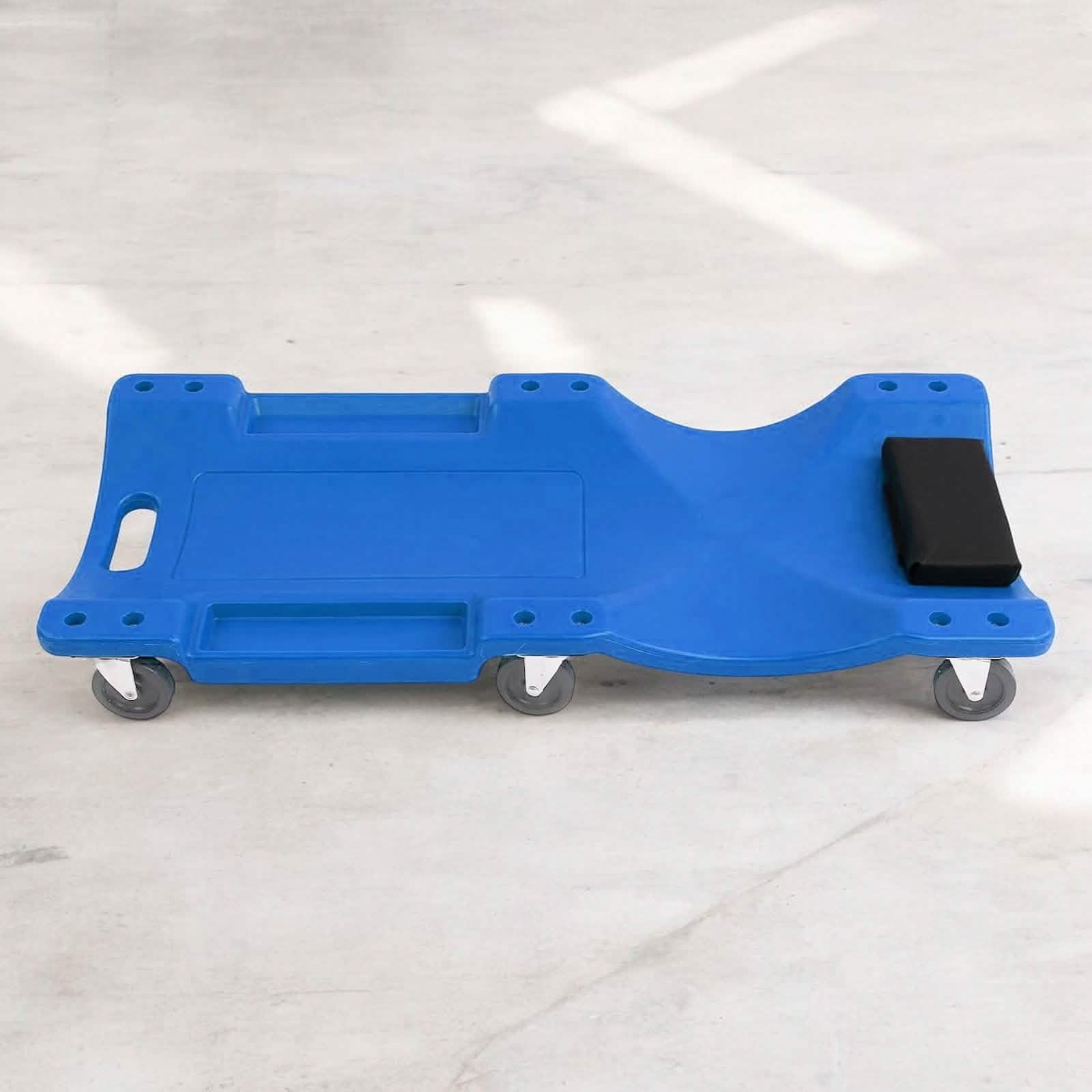 tooltime.co.uk Creeper Mechanic's Creeper Low Profile Under Car Rolling 6 Wheeled Garage Crawler Board