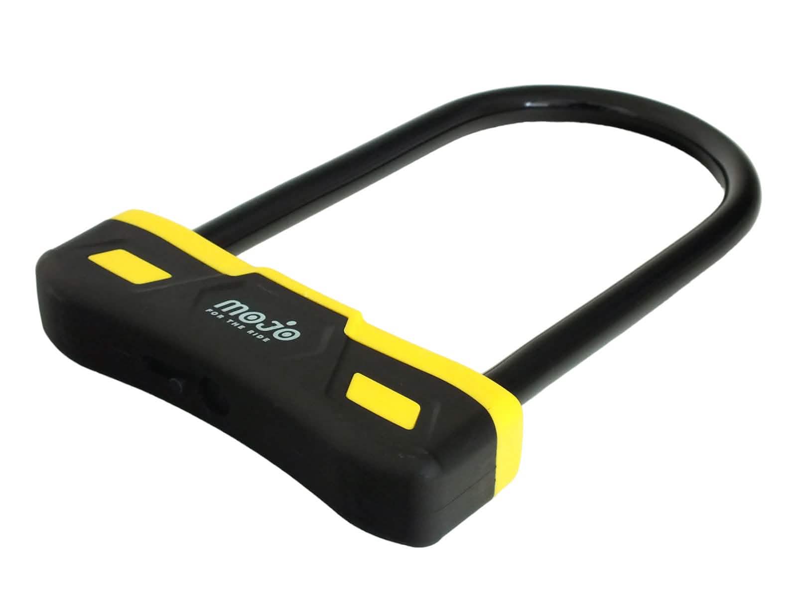 tooltime.co.uk D-Lock Heavy Duty D-Lock for Bikes Cycles Bicycles Motorbikes and Scooters with 2 Keys