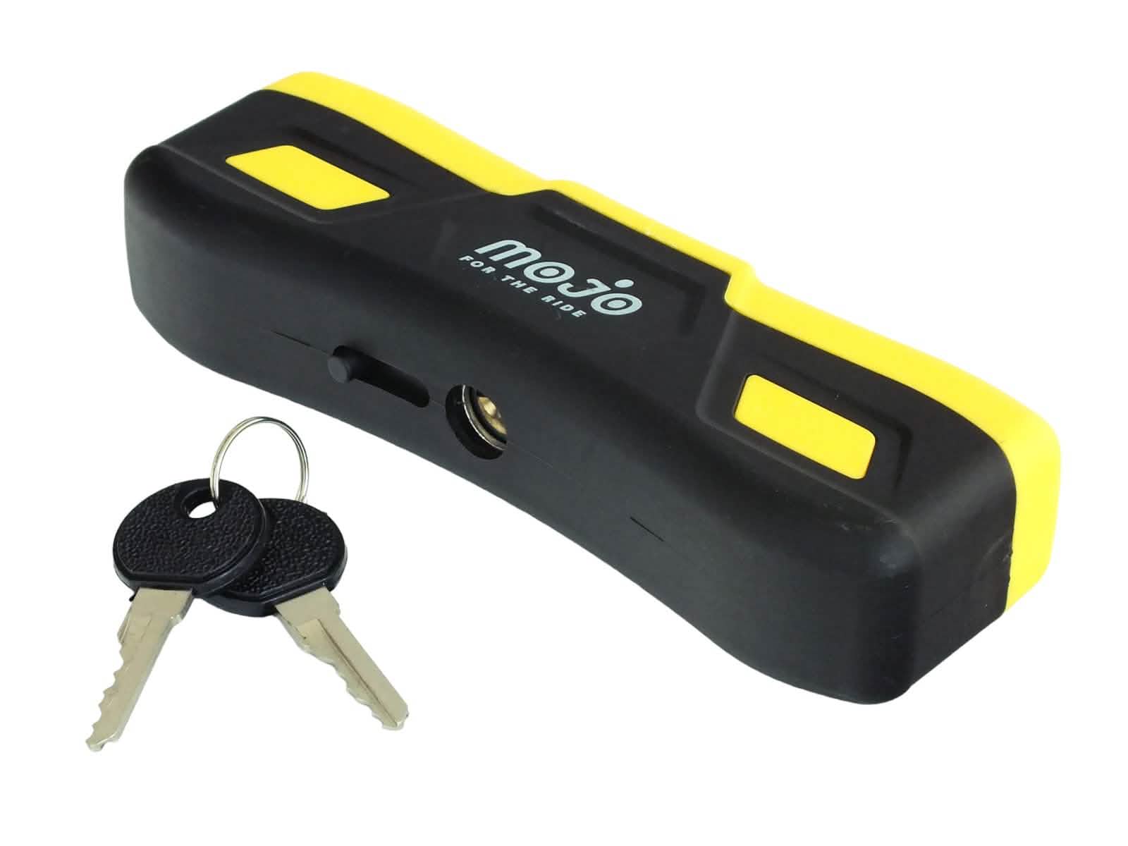 tooltime.co.uk D-Lock Heavy Duty D-Lock for Bikes Cycles Bicycles Motorbikes and Scooters with 2 Keys