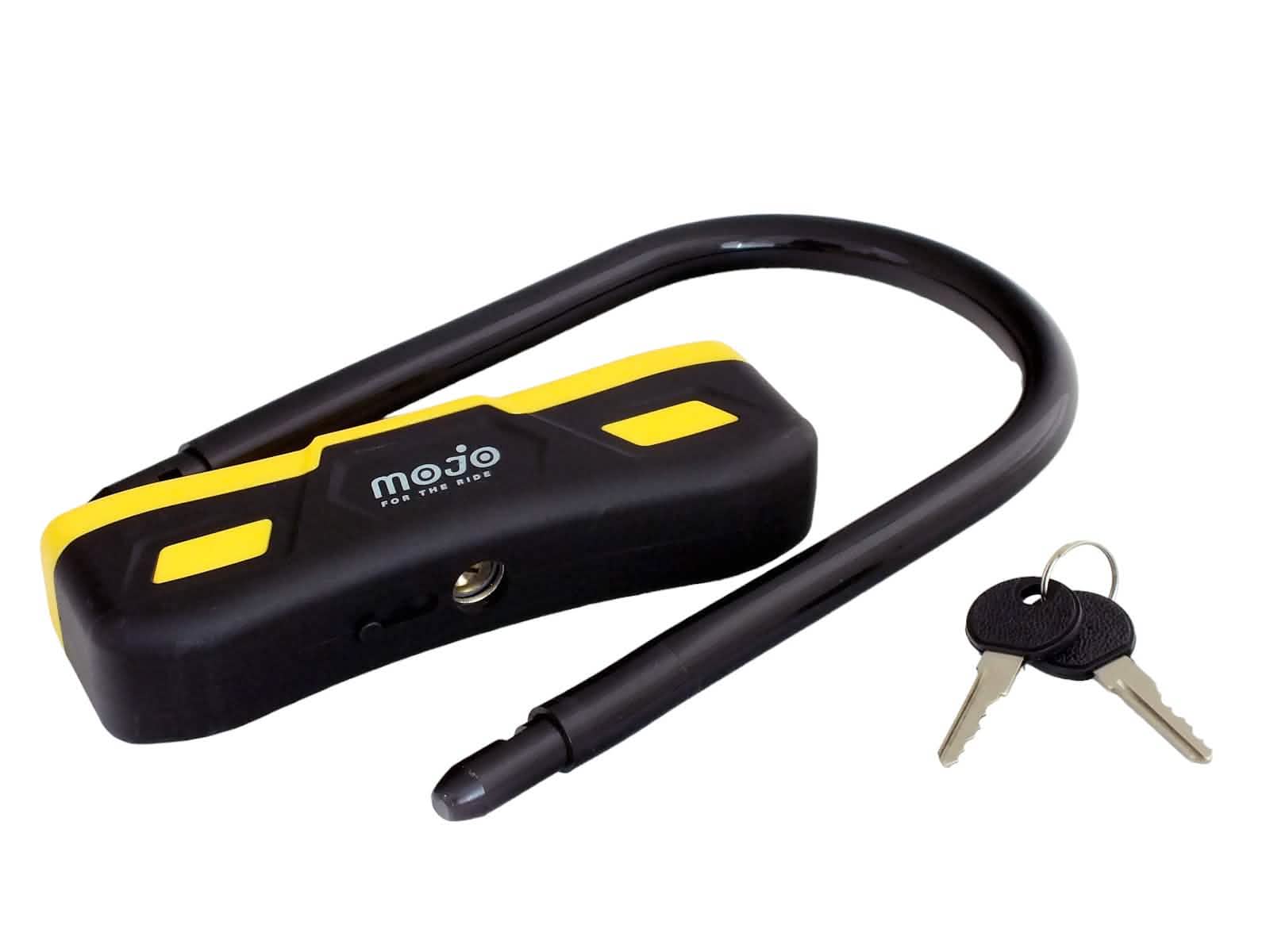 tooltime.co.uk D-Lock Heavy Duty D-Lock for Bikes Cycles Bicycles Motorbikes and Scooters with 2 Keys