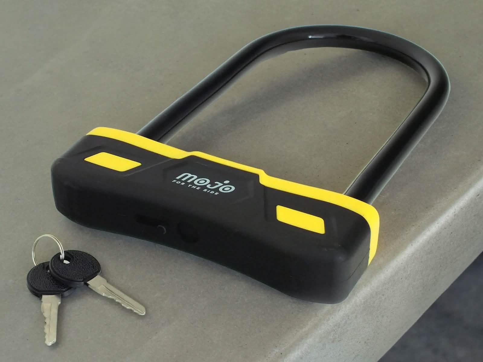 tooltime.co.uk D-Lock Heavy Duty D-Lock for Bikes Cycles Bicycles Motorbikes and Scooters with 2 Keys