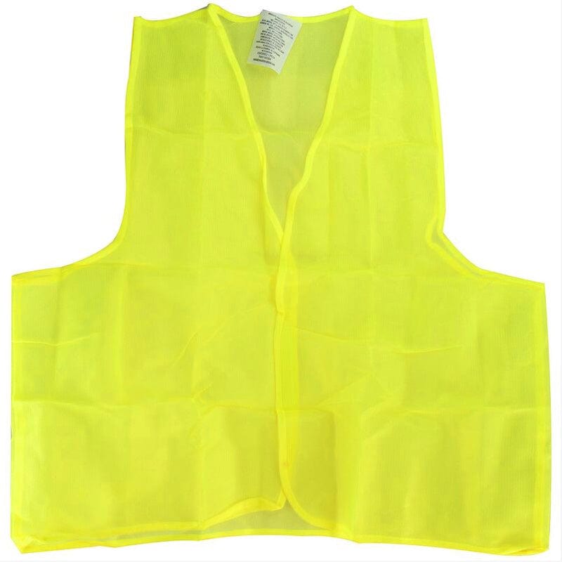 tooltime.co.uk High Visability Safety Vest Hi-Vis Safety Vest Lightweight Fluorescent High Visability Waistcoat