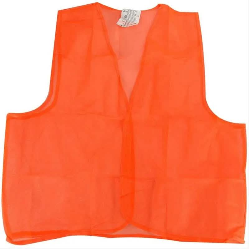 tooltime.co.uk High Visability Safety Vest Hi-Vis Safety Vest Lightweight Fluorescent High Visability Waistcoat