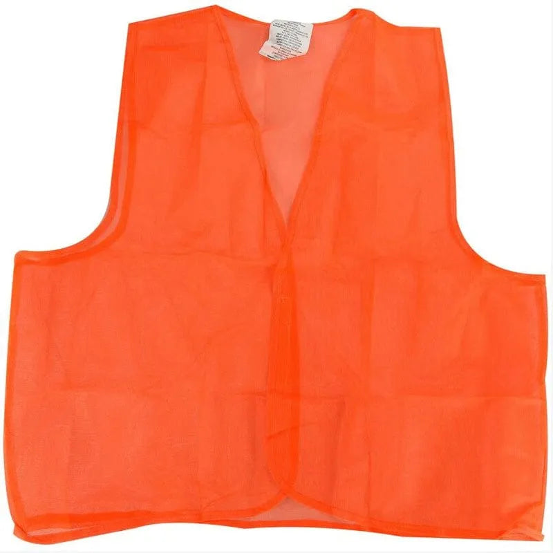 tooltime.co.uk High Visability Safety Vest Hi-Vis Safety Vest Lightweight Fluorescent High Visability Waistcoat