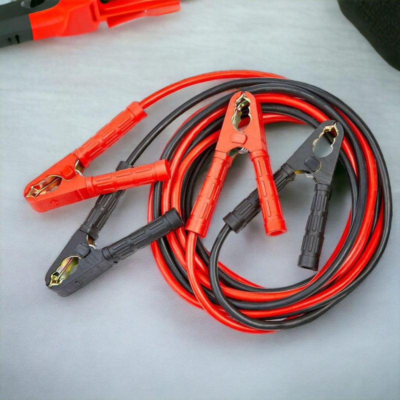 tooltime.co.uk Jump Leads Heavy Duty 3m Jump Leads 600 Amp Battery Booster Cables