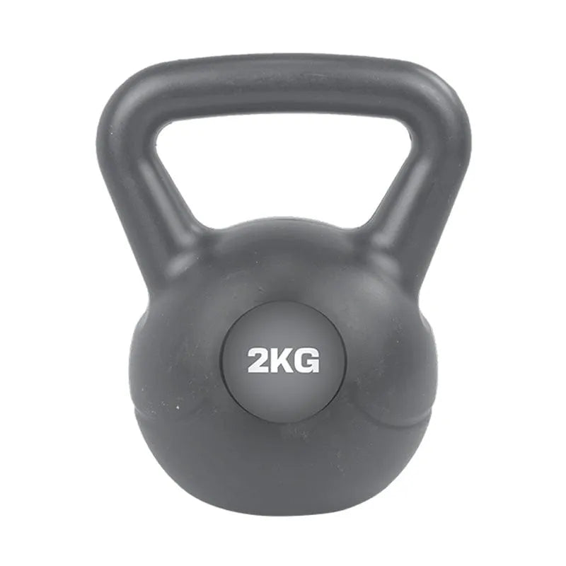 tooltime.co.uk Kettlebell Kettlebell Weights 2kg 4kg or 6kg Home Fitness Workout | Grey or Pink