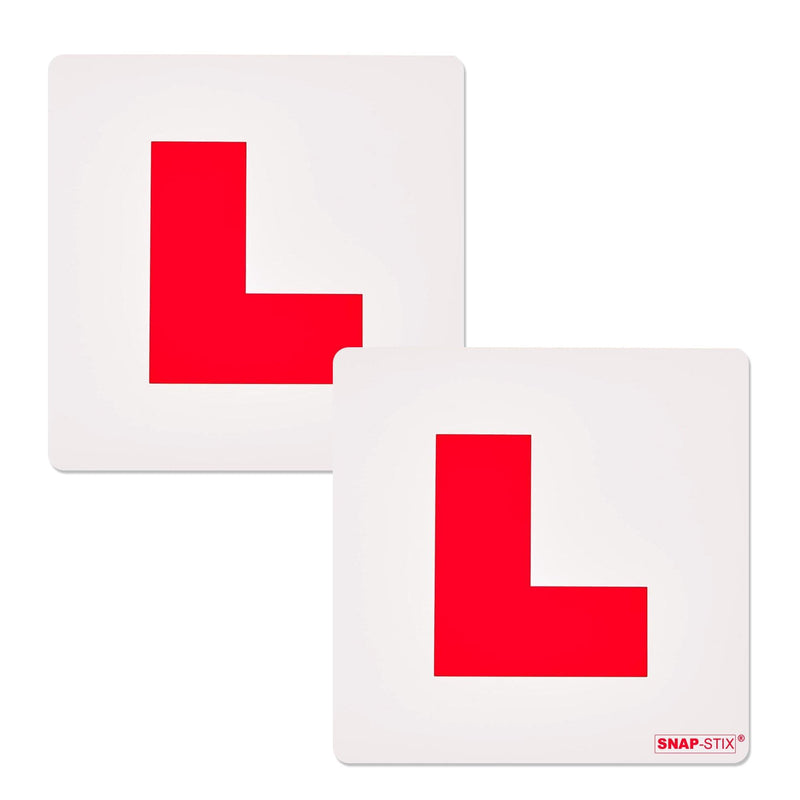 tooltime.co.uk Magnetic L PLates Pack of 2 Magnetic L Plates Learner Driver Vehicle Signs